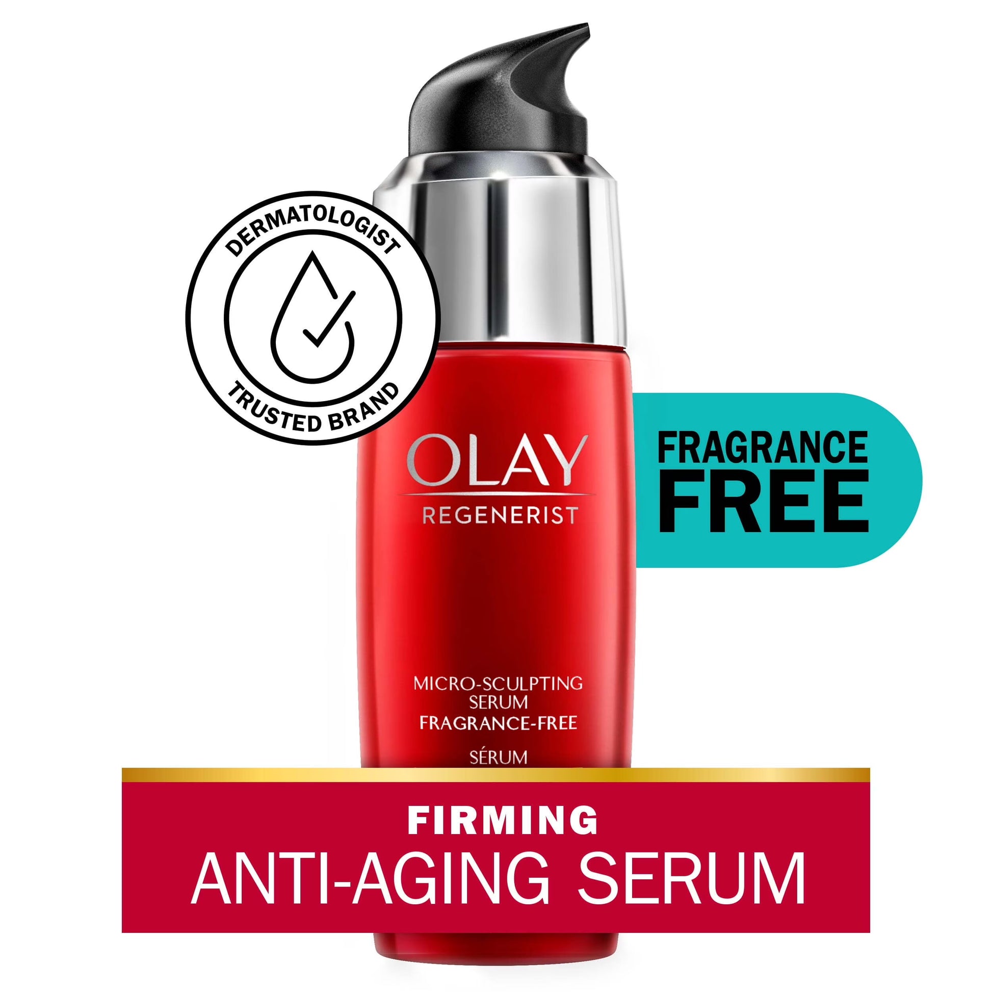 Regenerist Micro-Sculpting Serum, Fragrance Free Moisturizer, All Skin Fine Lines & Wrinkles, 1.7 Fl Oz
