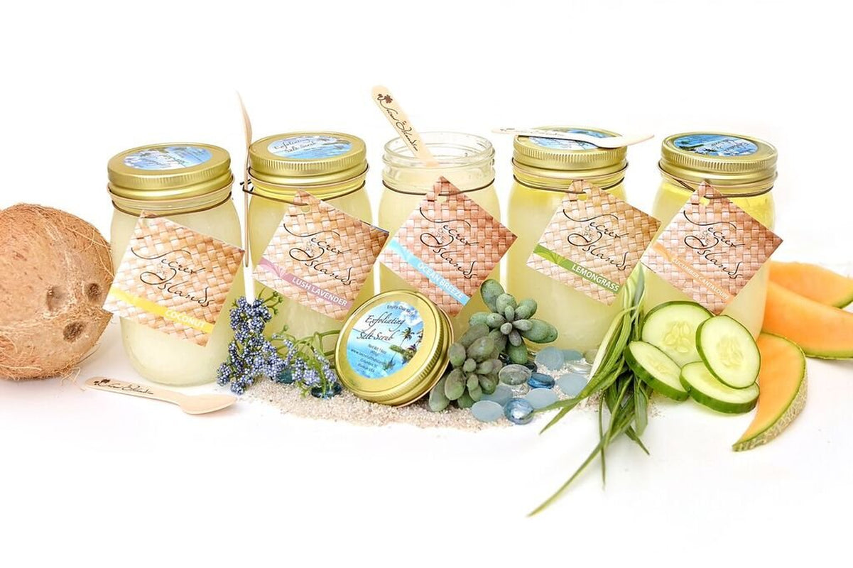 Secrets of the Islands - Cucumber - Cantaloupe Salt Scrub 16 Oz