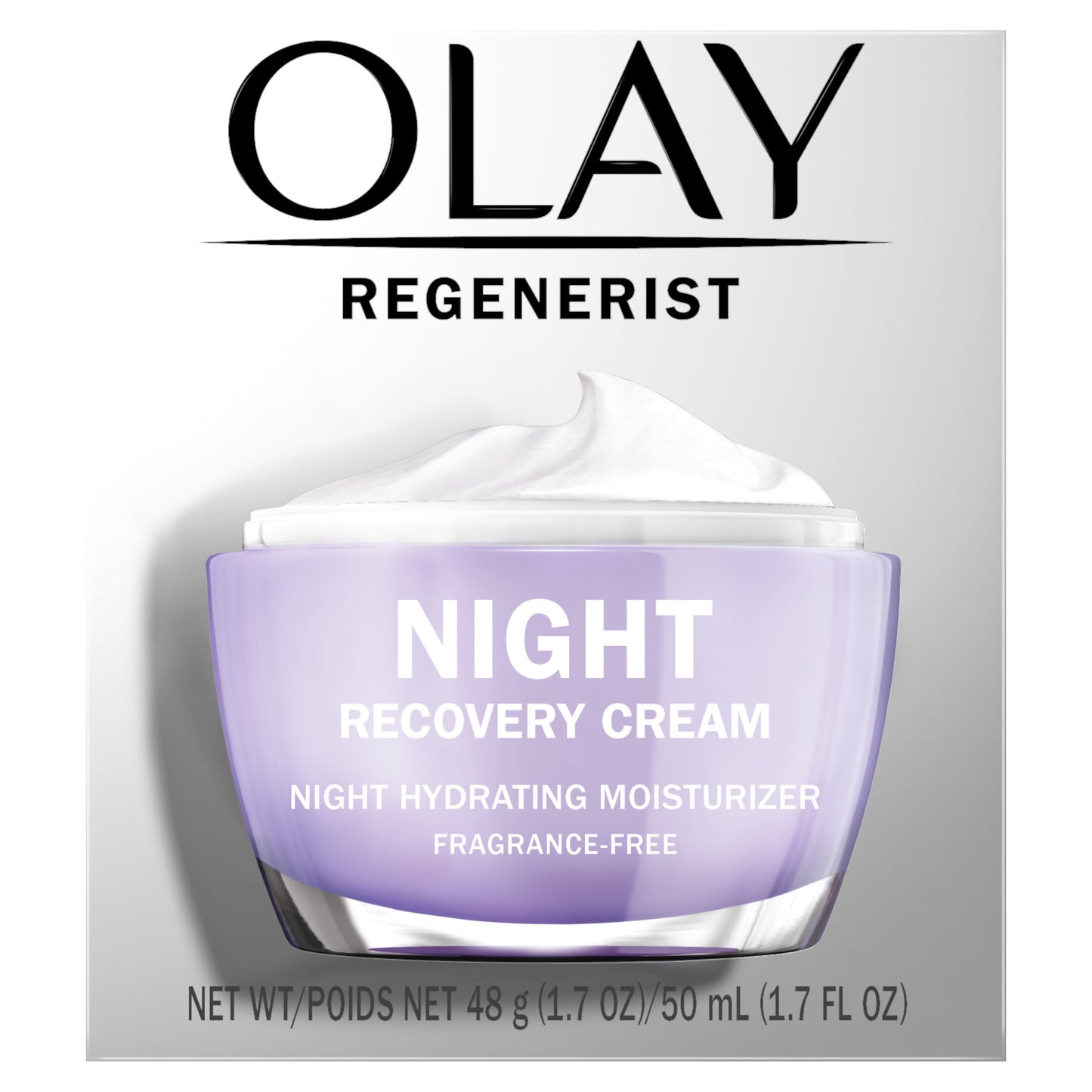 Skin Care Regenerist Night Recovery Anti-Aging Cream Facial Moisturizer Fragrance Free 1.7 Fl Oz